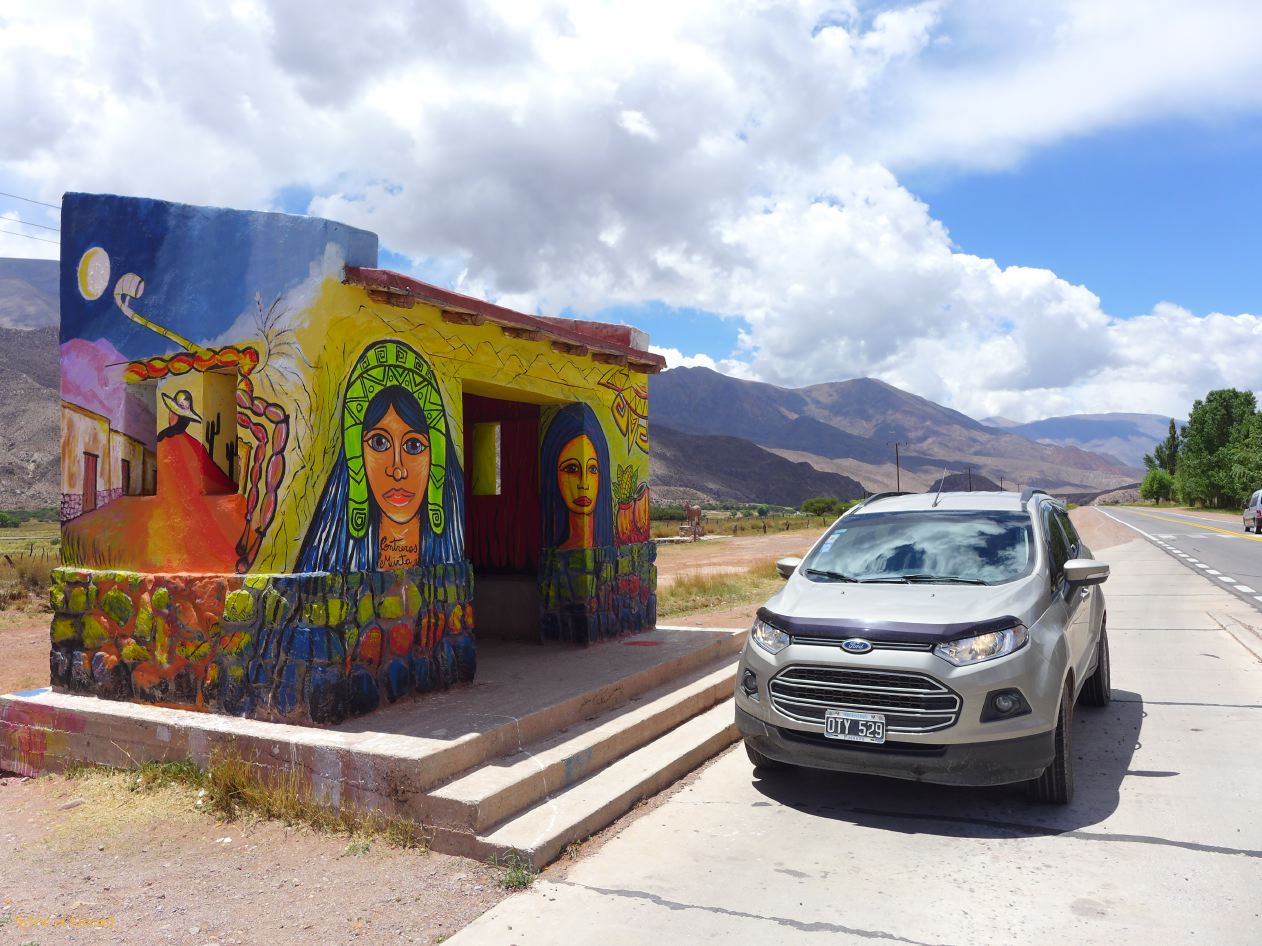 La Quebrada Humahuaca arret de bus 