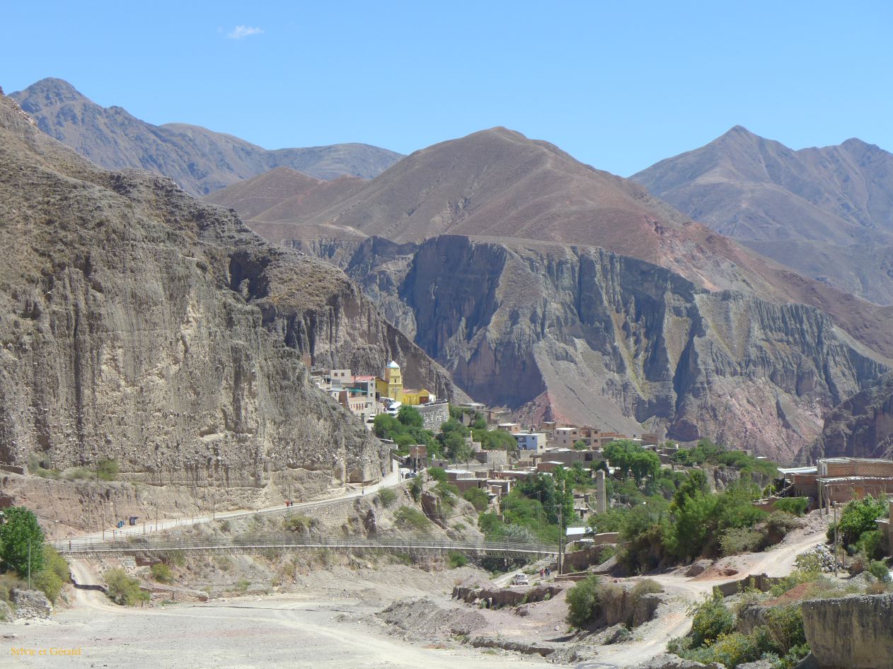La Quebrada Iruya l'entrée du village 