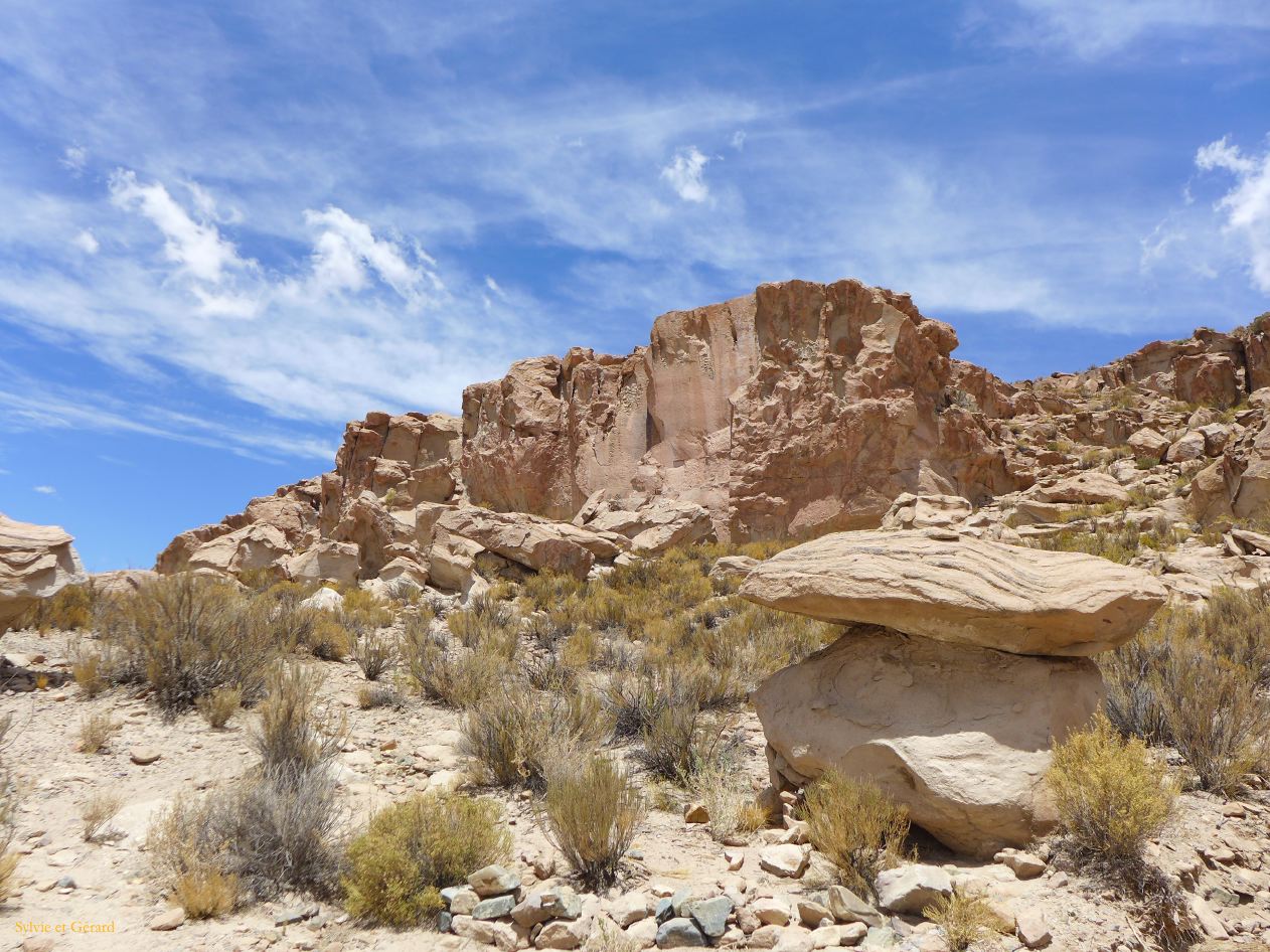 La Puna Los Barrancas vers le canyon 