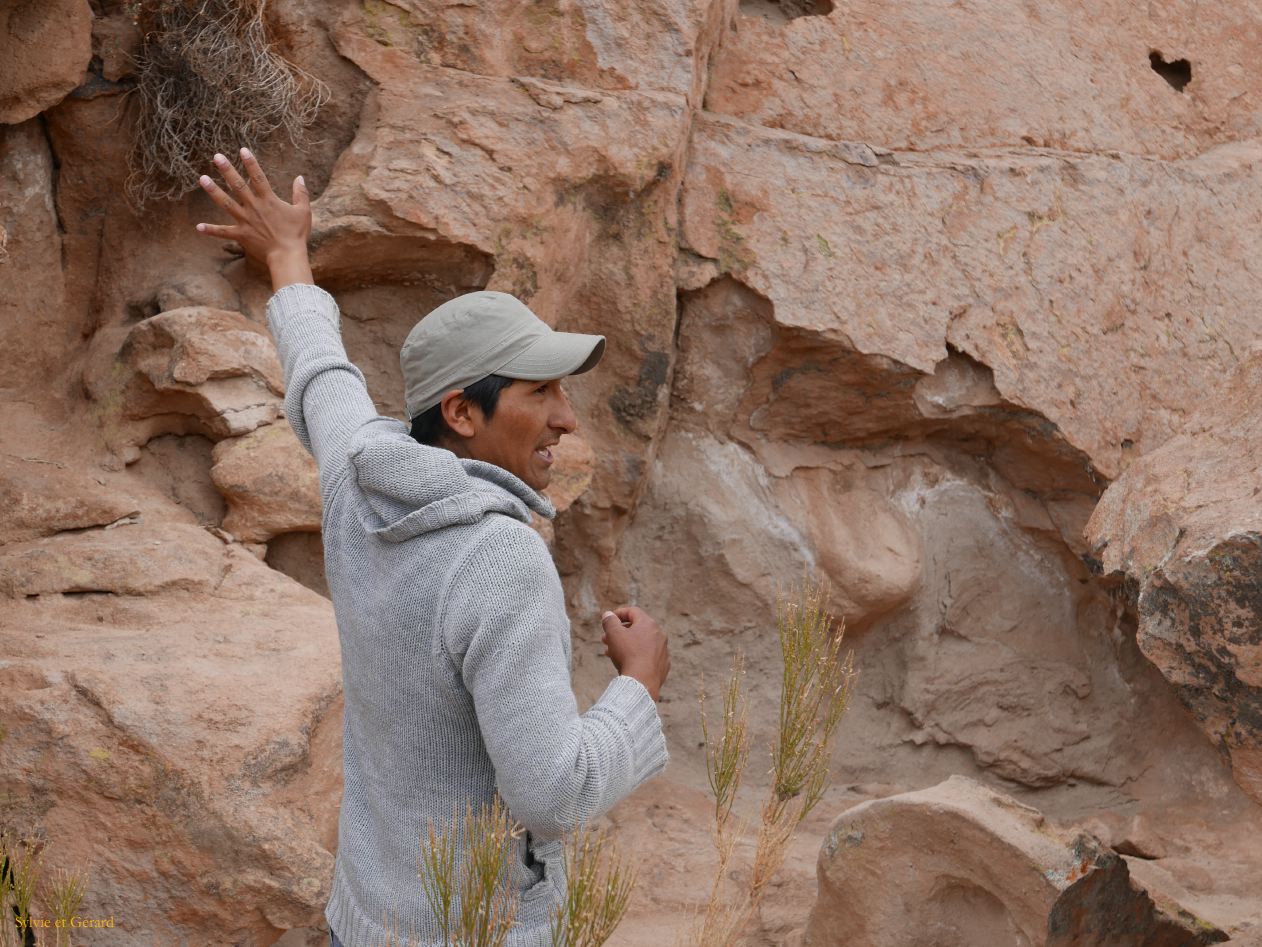 La Puna Los Barrancas vers le canyon notre guide