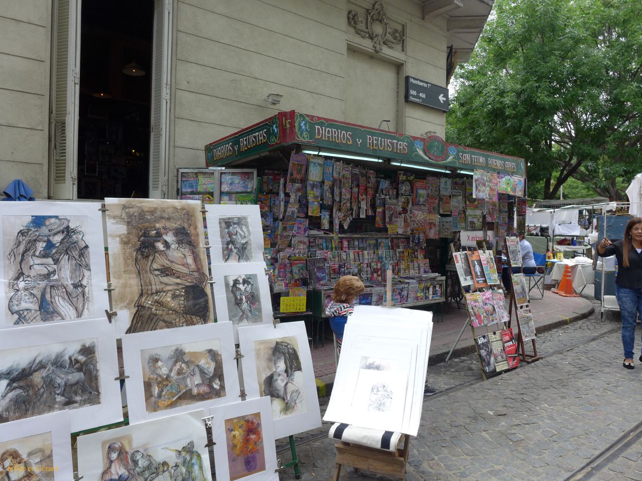 Retour à Buenos Aires dimanche à San Telmo 12