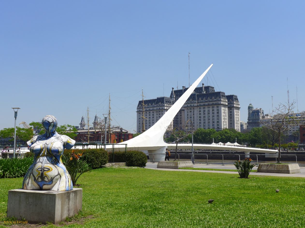 Retour à Buenos Aires Puerto Madero pont 