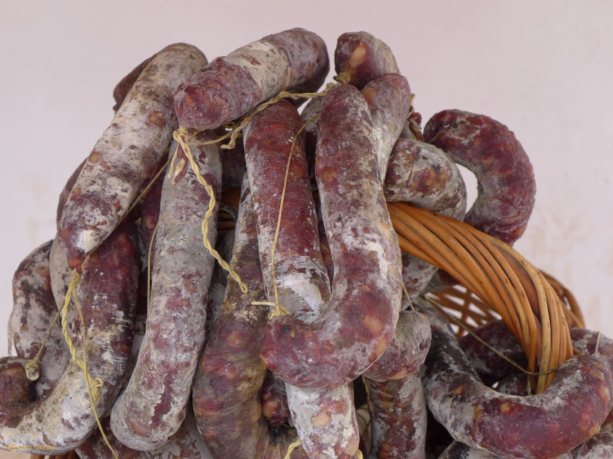 La Quebrada à Pumamarca sur le marché saucissons de lamas