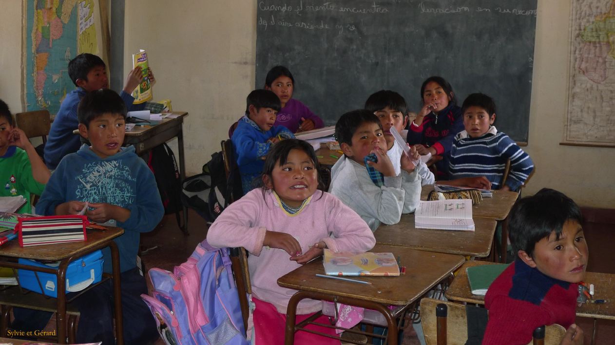 Argentine Nord Puna Susques à San Juan l'école  092