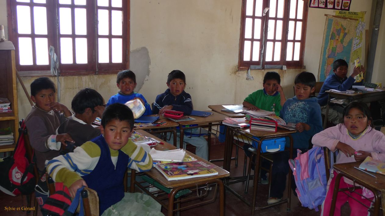 Argentine Nord Puna Susques à San Juan l'école  093