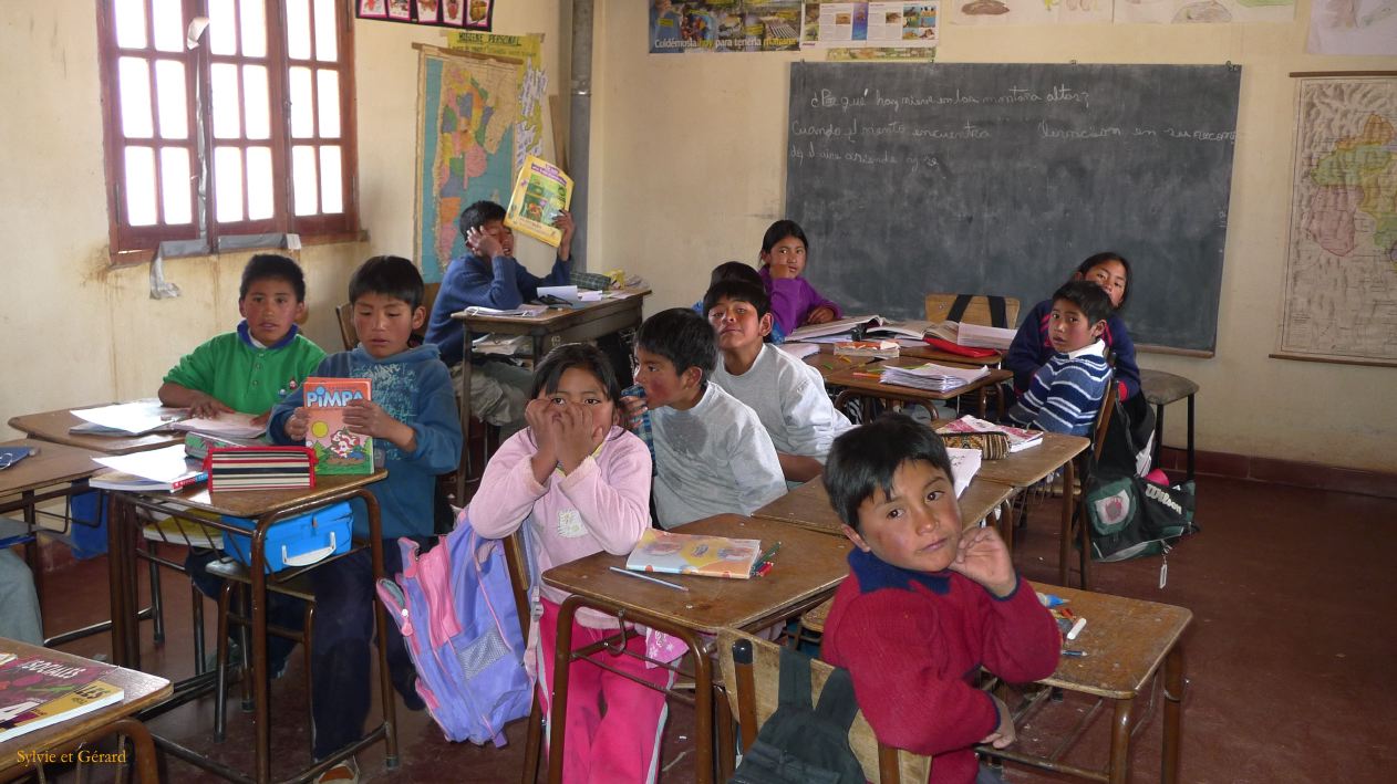 Argentine Nord Puna Susques à San Juan l'école  094
