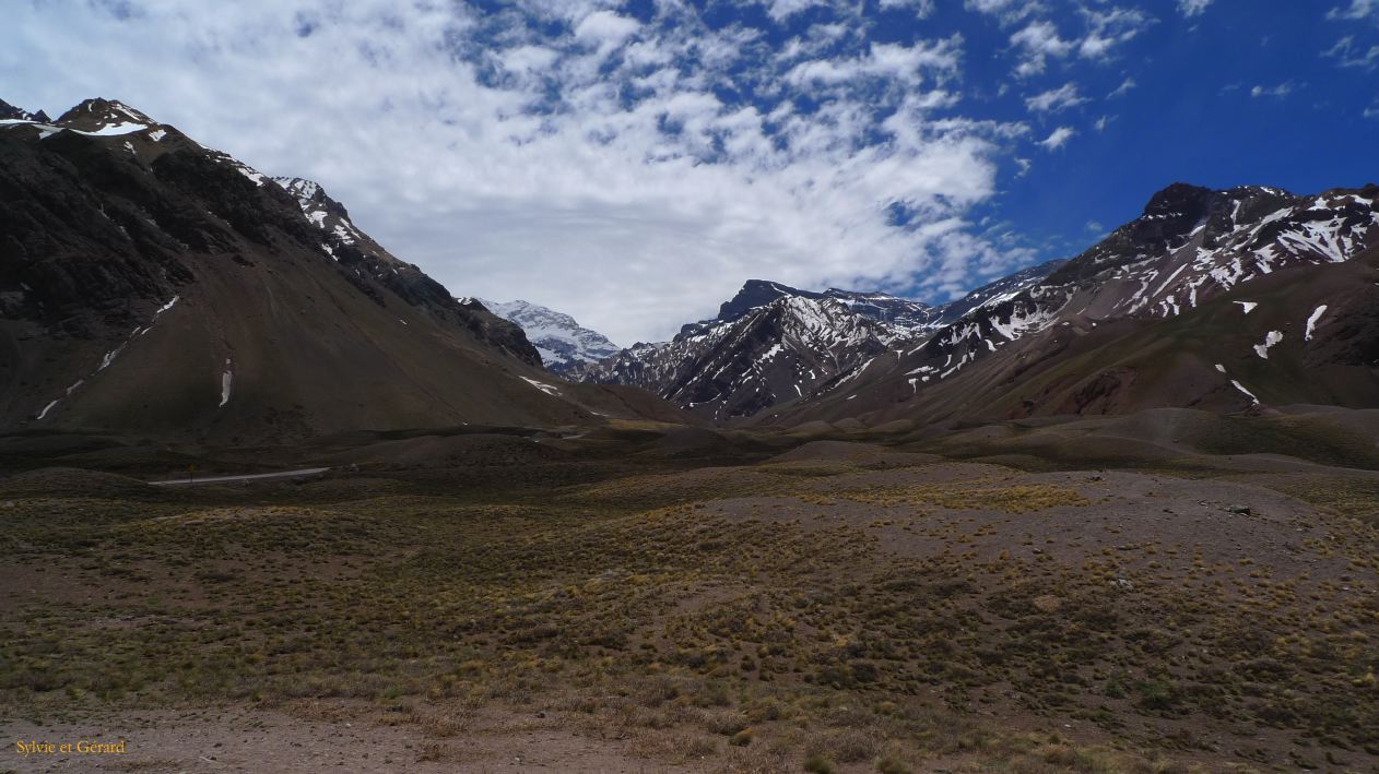 Argentine 2009 Nord Mendoza la route vers le Chili Mirador de l'Acaconga  009