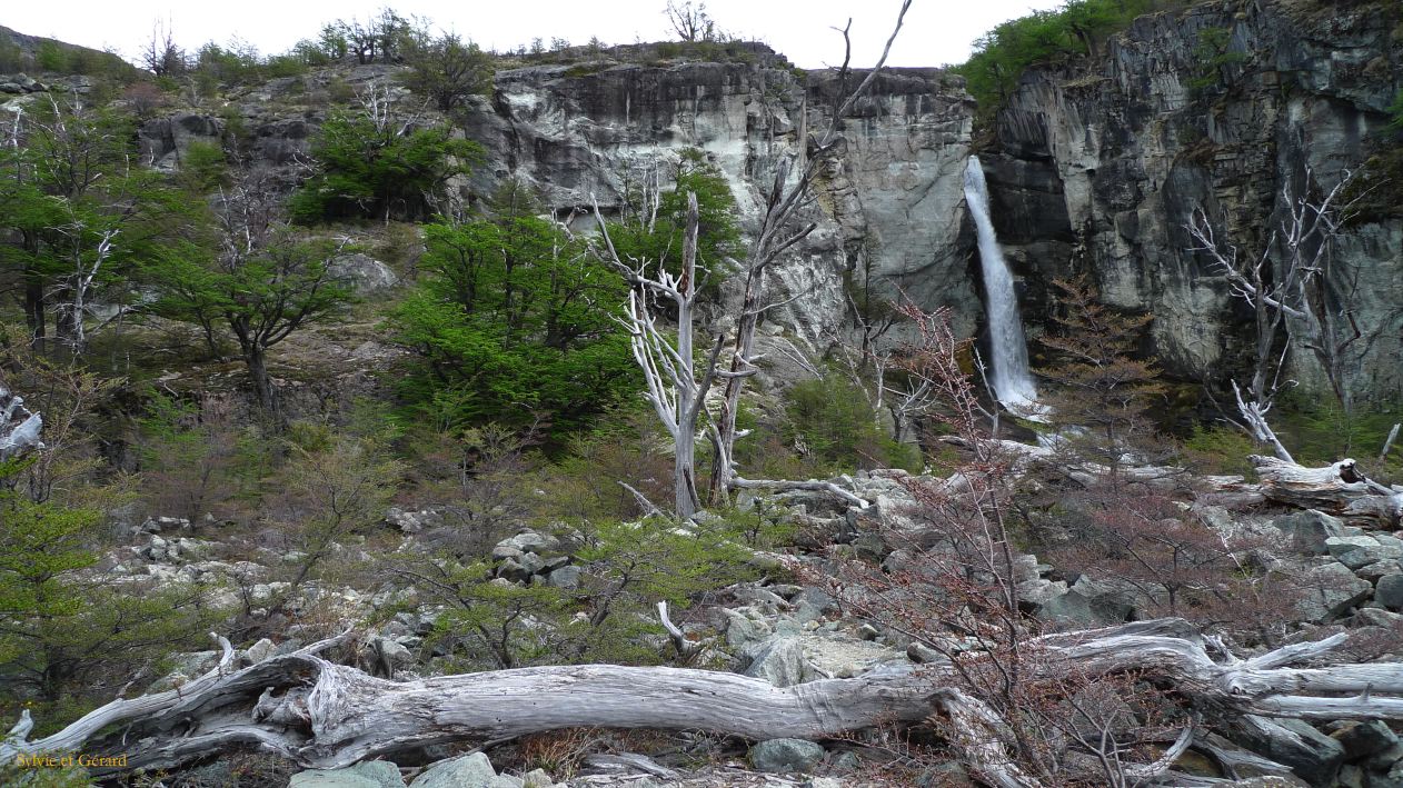 Patagonie El Chaten la cascade  032 Chorillo des Salto