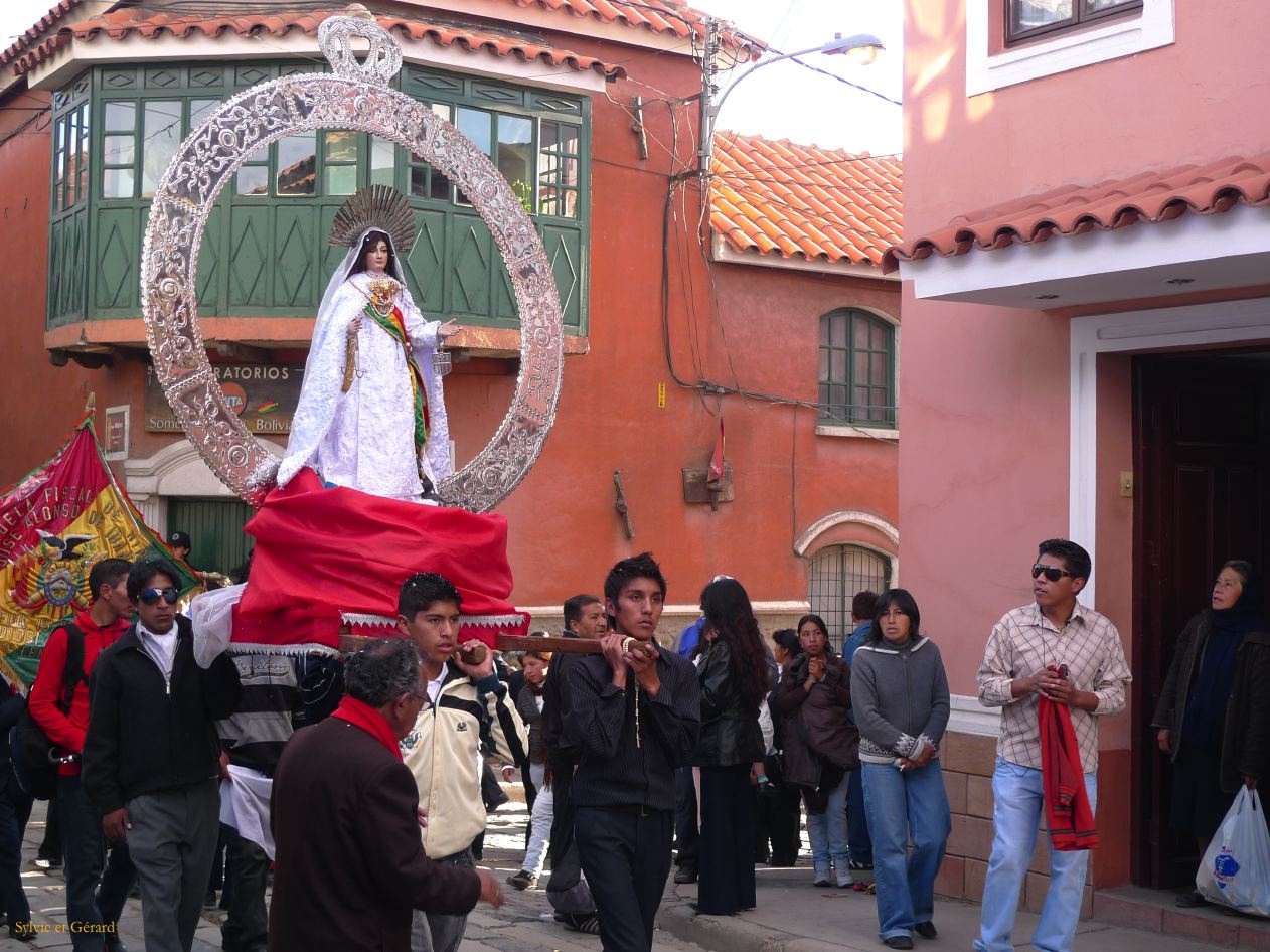 Bolivie Potosi procession pour la Vierge de la Merced  209