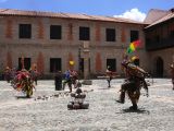 Bolivie Potosi Casa National de la Moneda spectacle dans la cour  108