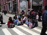 Bolivie Oruro manifestation sur la Plaza 10 de febrero   111