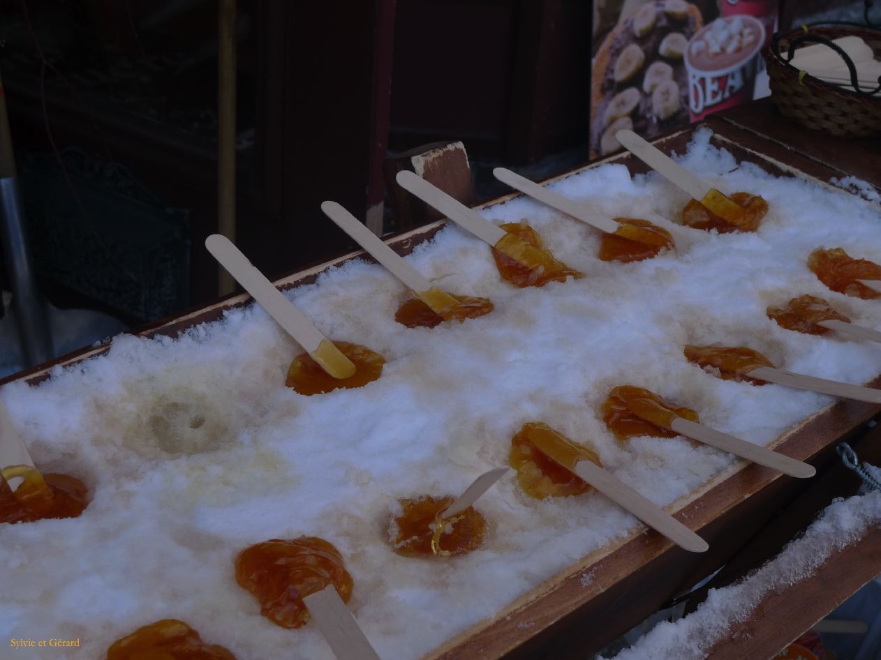 Quebec 20 tire - sirop érable en sucette