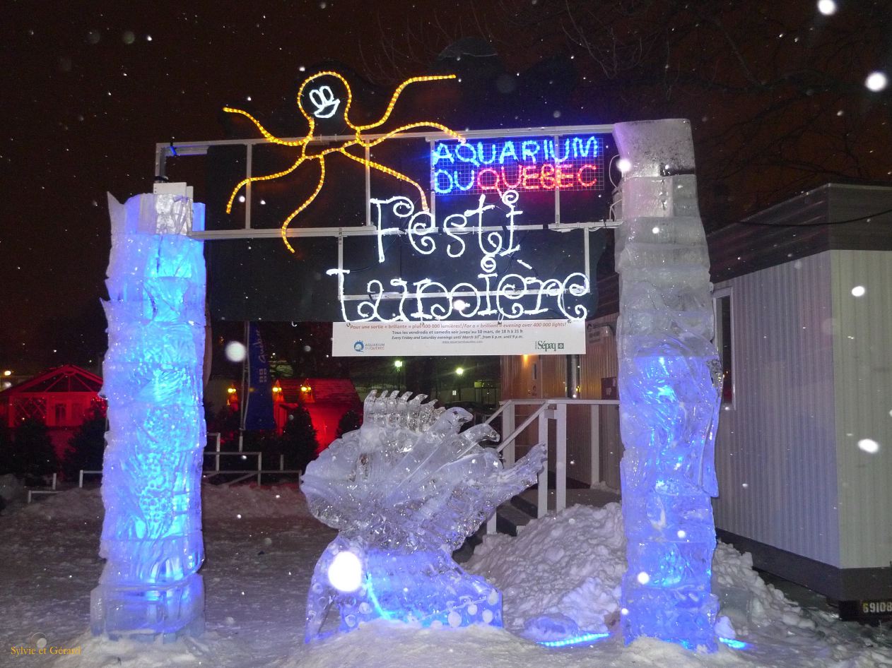 Quebec 28 dans le parc du festival de nuit