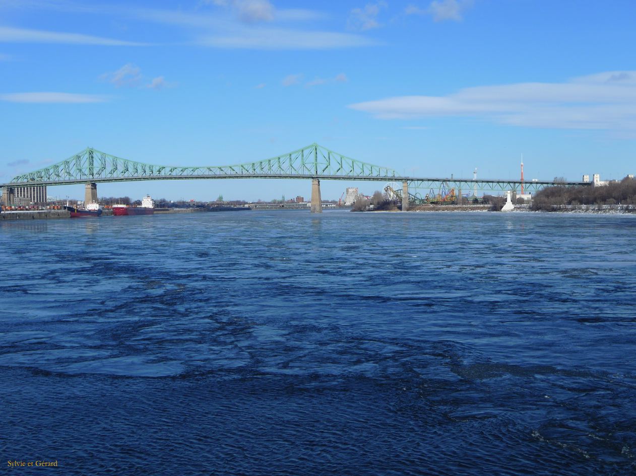 Montreal 003 Le St Laurent pont Jacques Cartier