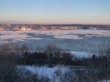 Quebec 16 le St Laurent vu des Plaines d'Abraham