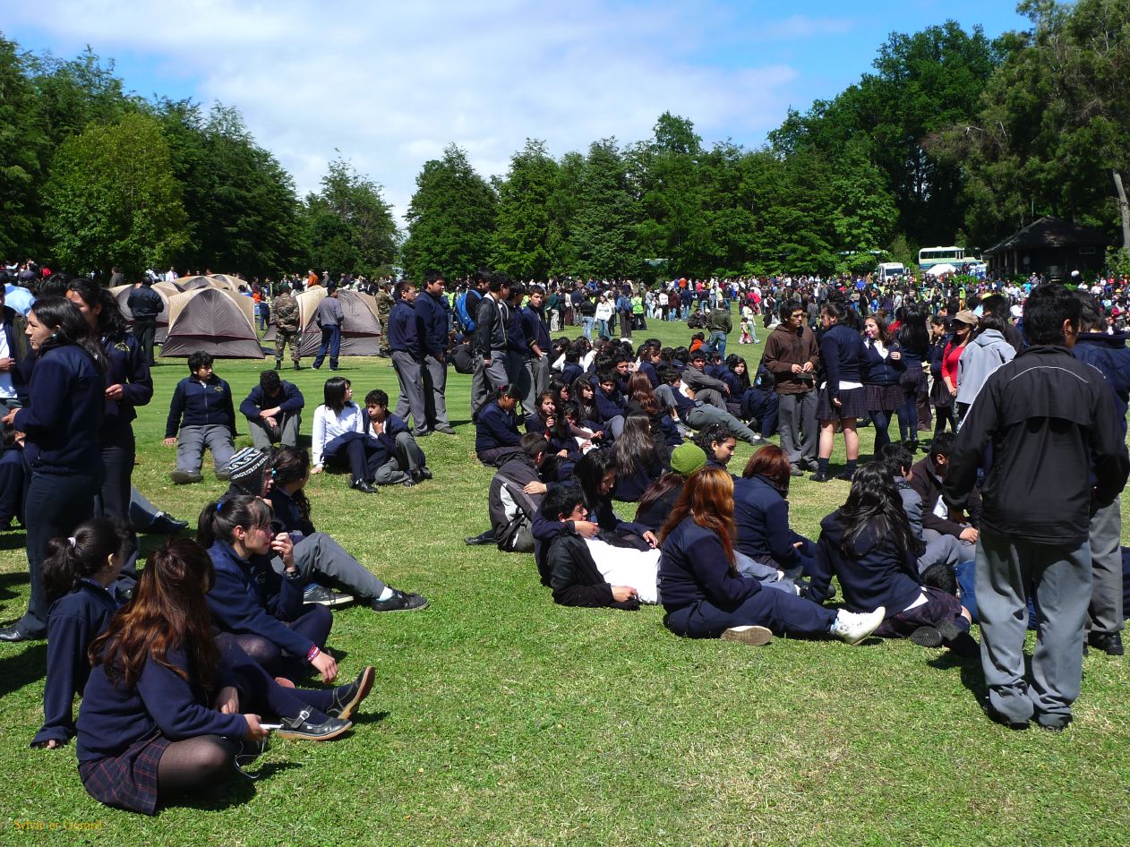 Chili Pucon simulacre d'évacuation de la ville  155