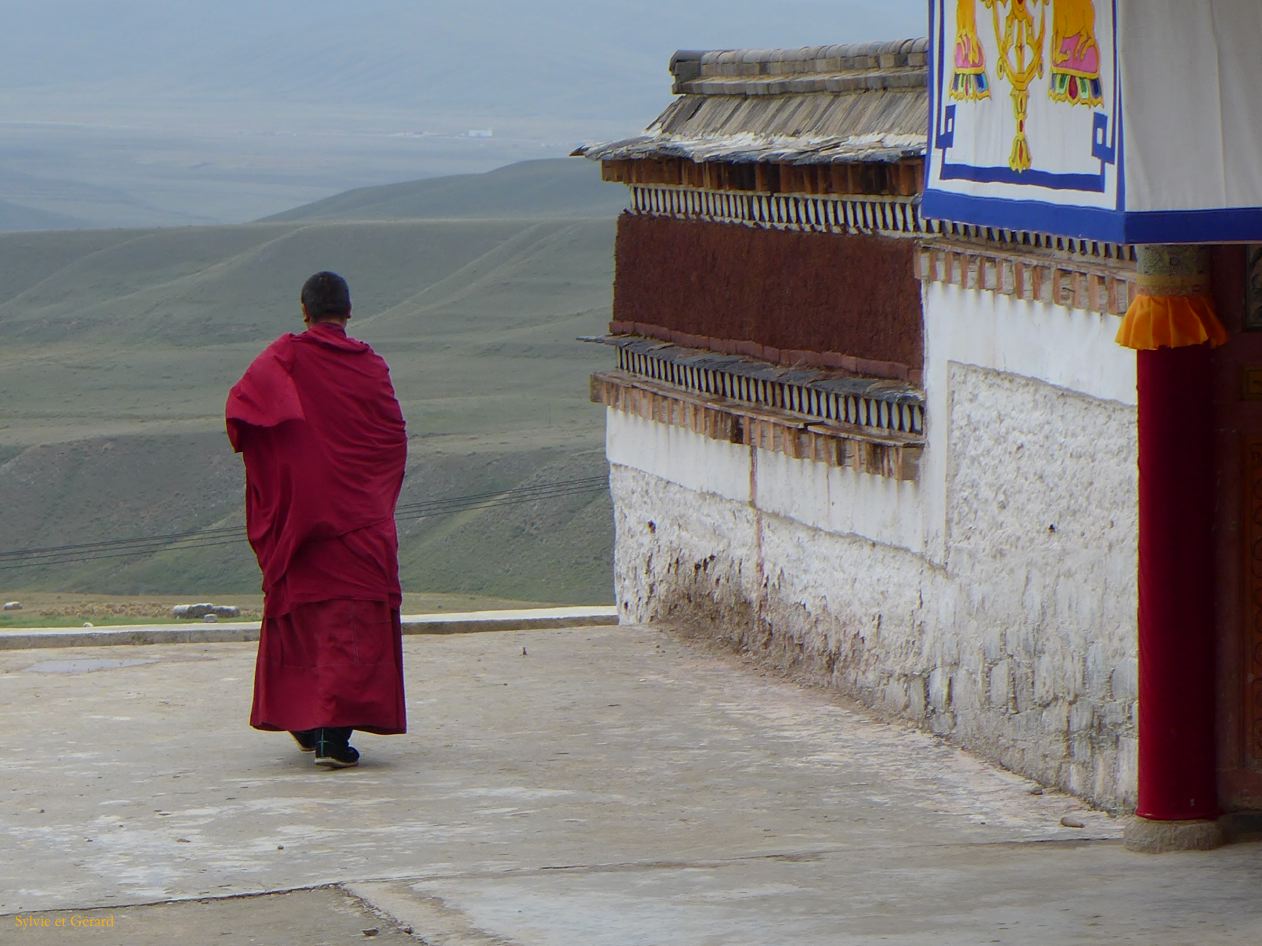 03 26 Xiahe les Prairies de Ganjia le gompa Trakhar  
