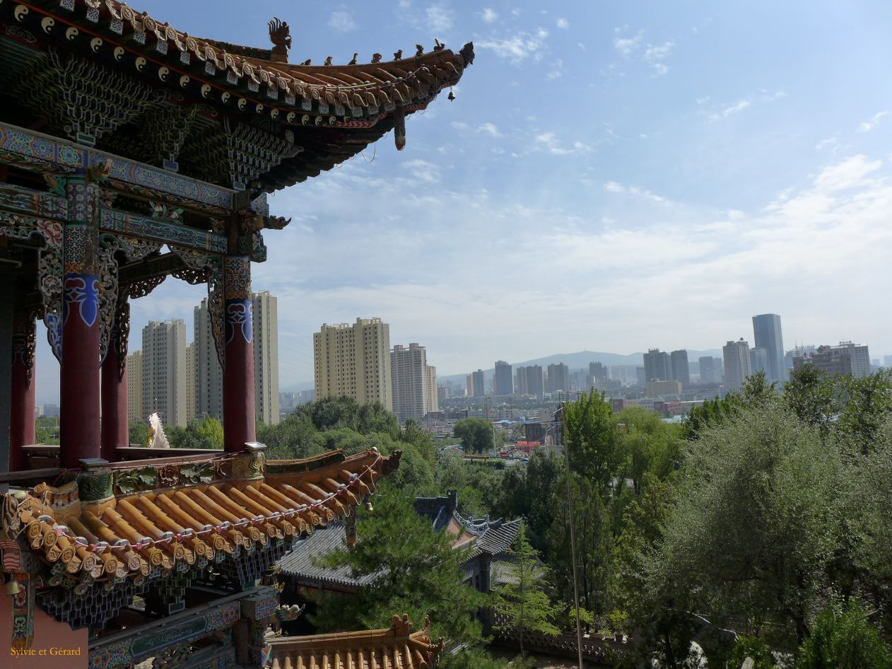 01 1 Xining capitale du Qinhai vu de Bei Chan Si 