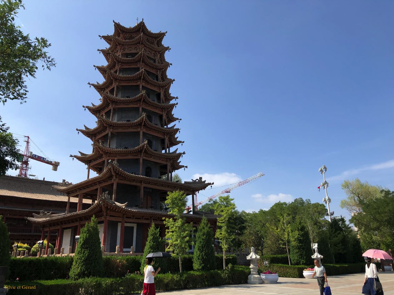 06 14 Zhangye temple de la Pagode en bois ou temple de la longévité 