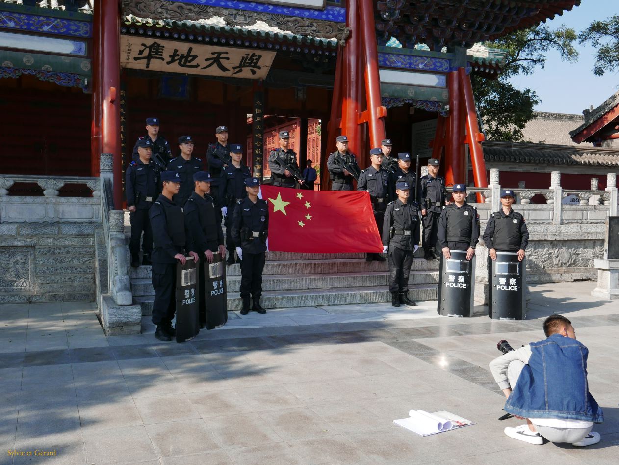 08 21 Tianshui dans la ville la police