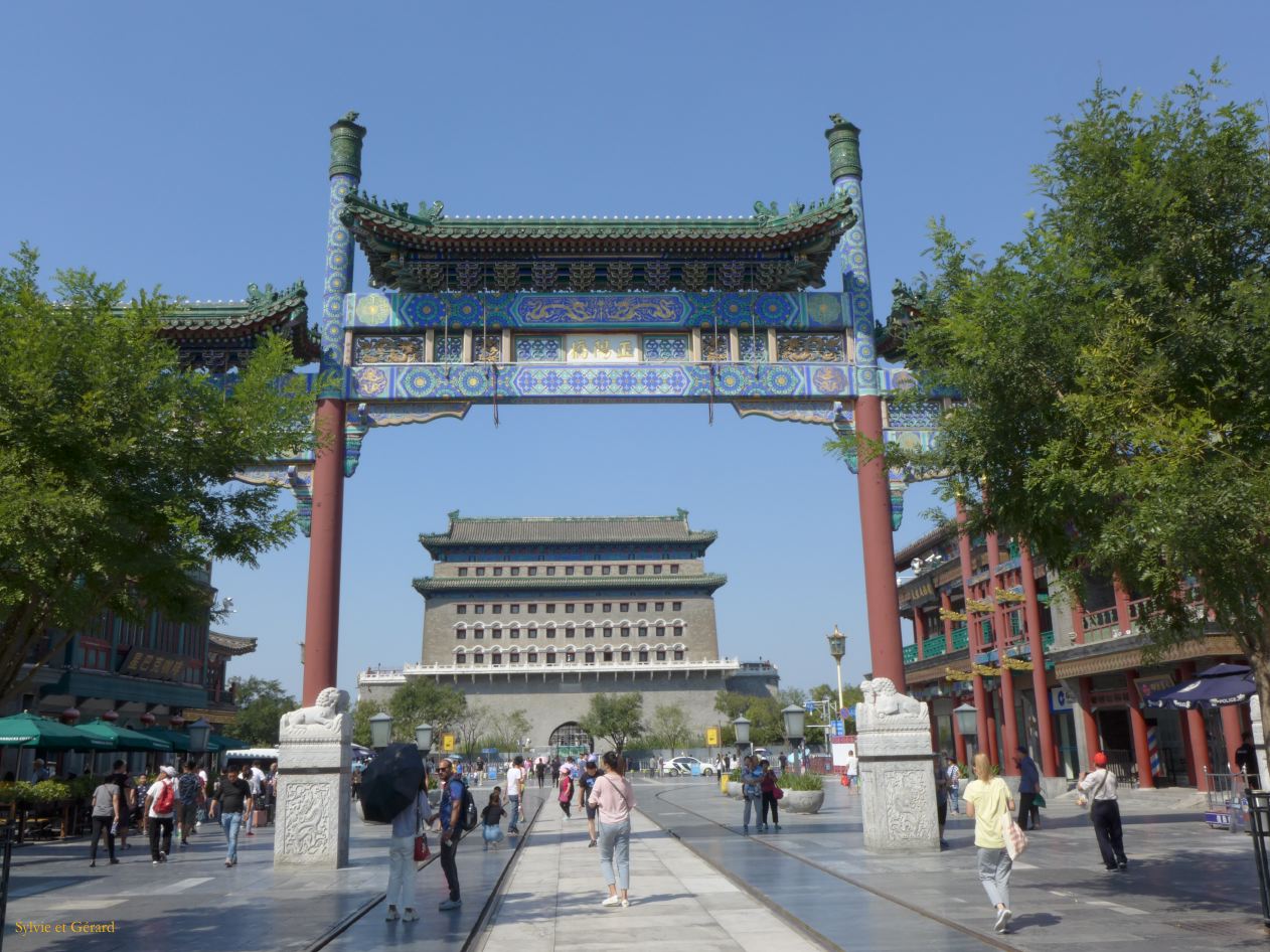 09    Pekin 35 quartier Qianmen Zhengyang Gate porte de l'ancienne muraille constuite en 1419  