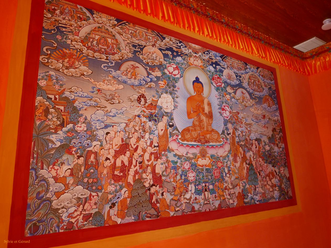 02 36 Tongren monastère Wutun haut Sangkeshan village dans un atelier de thankas