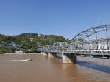 05 10 Lanzhou le Pont de Fer et la colline de la Pagode Blanche