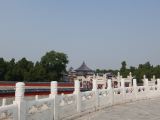 09    Pekin 7 temple du Ciel en enfilade l'Autel Circulaire - le Voute Céleste et le Temple des bonnes moissons 