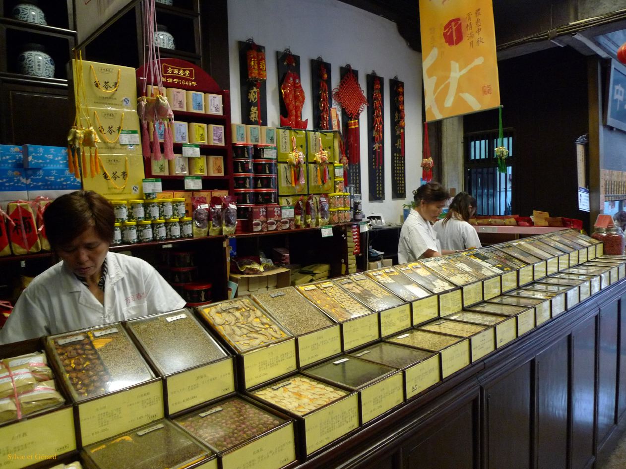 vers Hangzhou 07 rue piétonne Hefang Jie pharmacie
