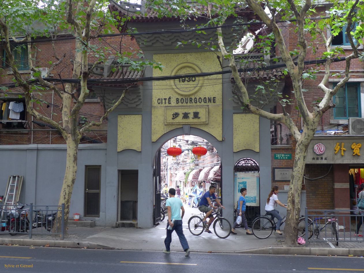 Shanghai 74 concession française Cité Bourgogne un shikumen 