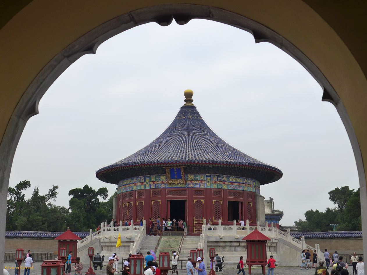 à Pekin le temple du Ciel 10 voute céleste impériale