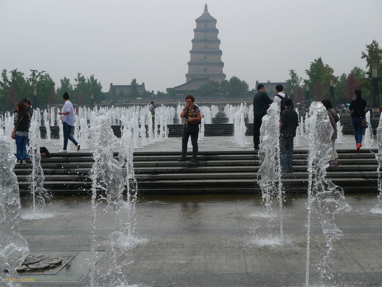 Xian 17 La Grande Pagode de l'Oie Sauvage 64 m de haut