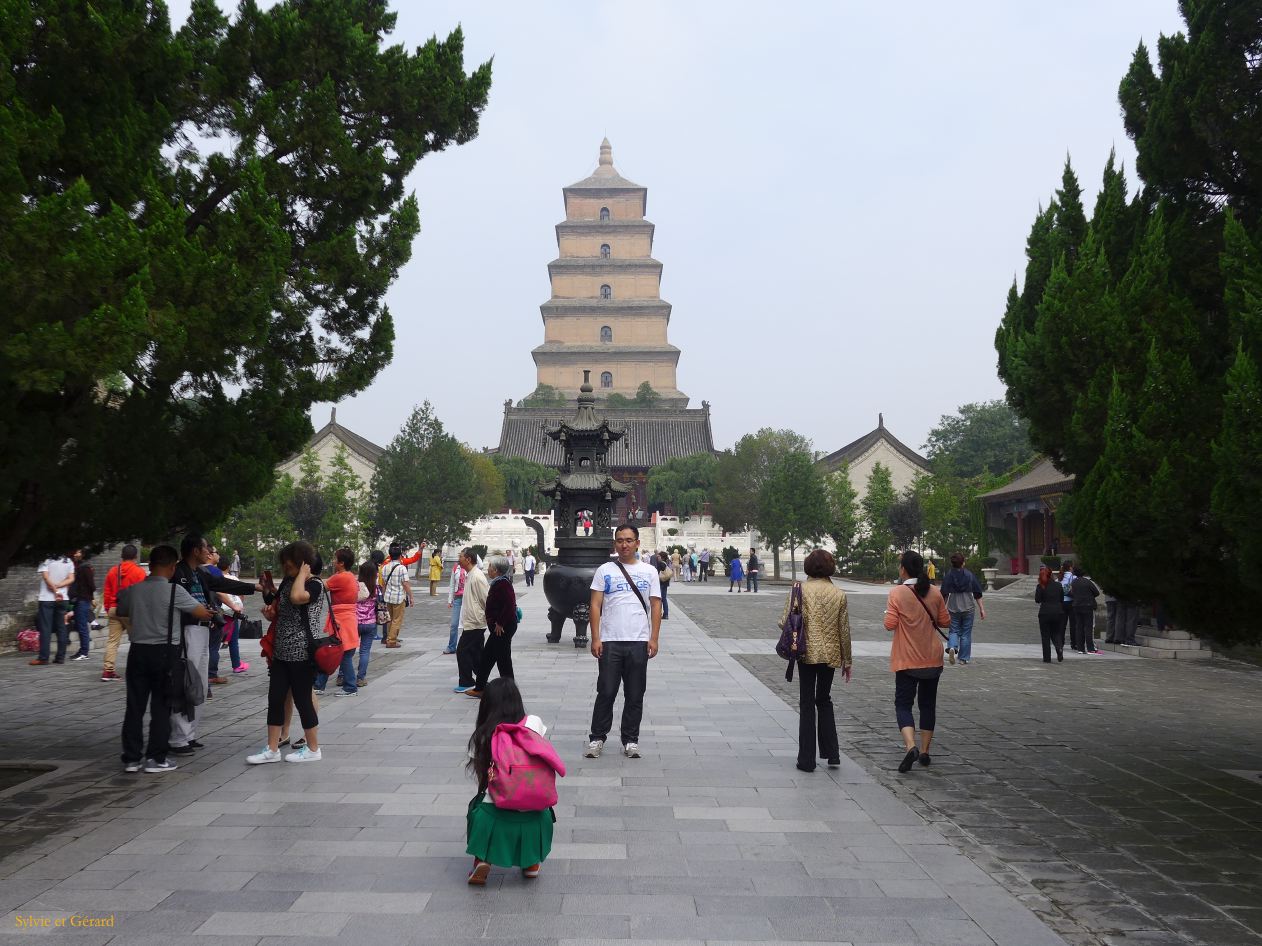 Xian 18 La Grande Pagode de l'Oie Sauvage édifiée en 652