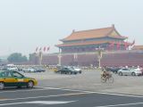 à Pekin place Tian'Anmen 01entrée de la Cité Interdite