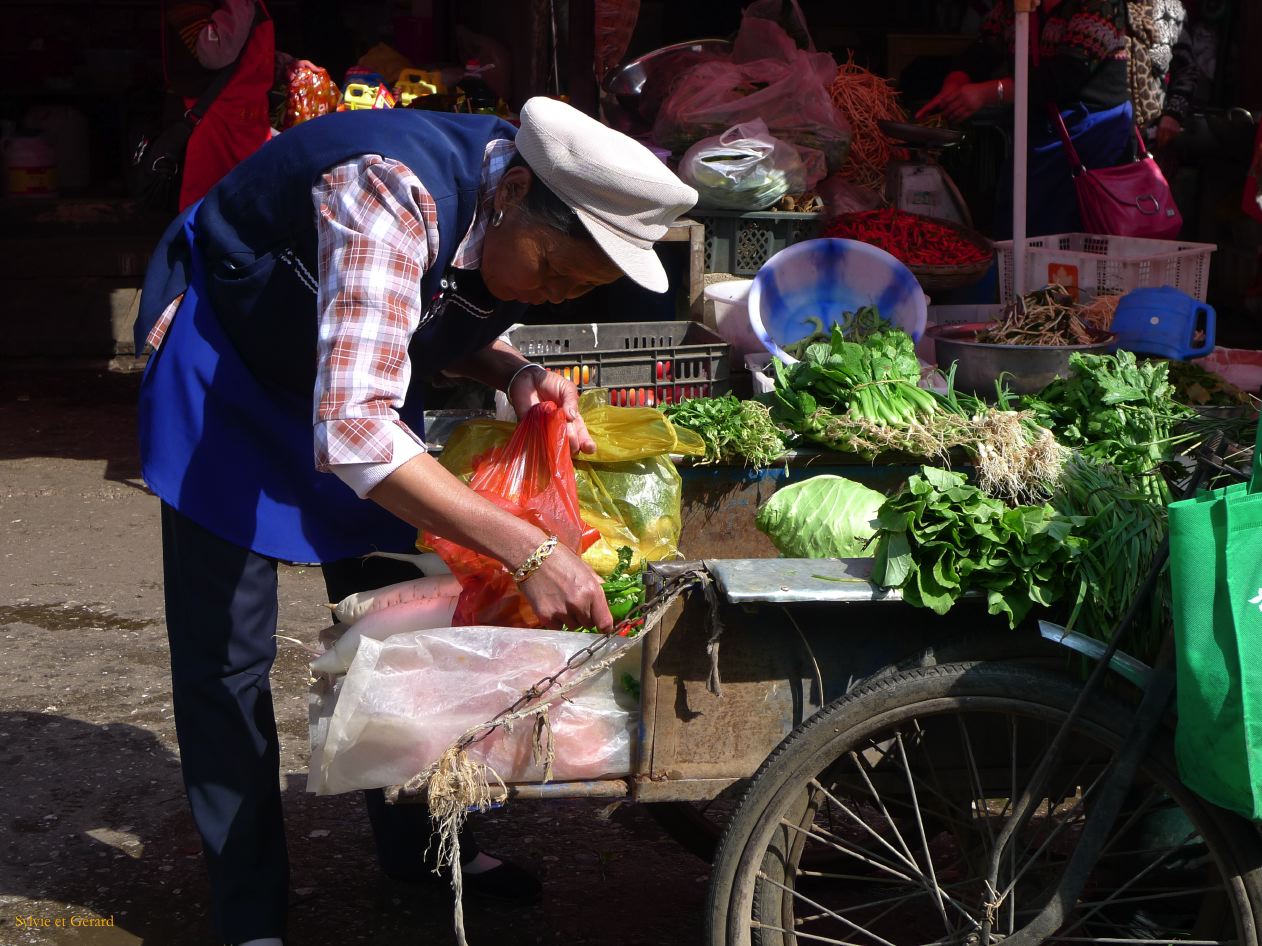139 Lijiang La Vieille Ville le marché