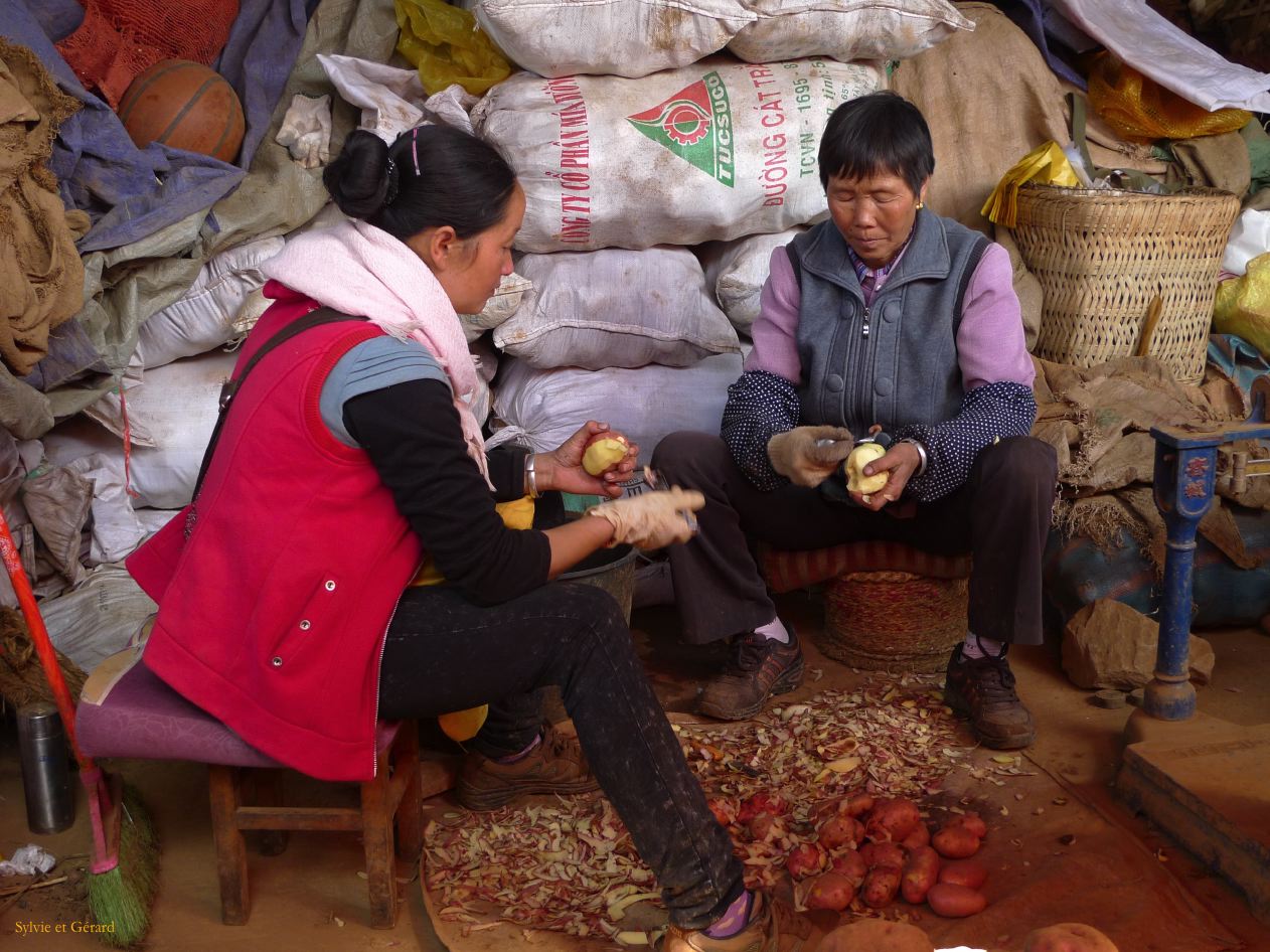 147 Lijiang La Vieille Ville le marché