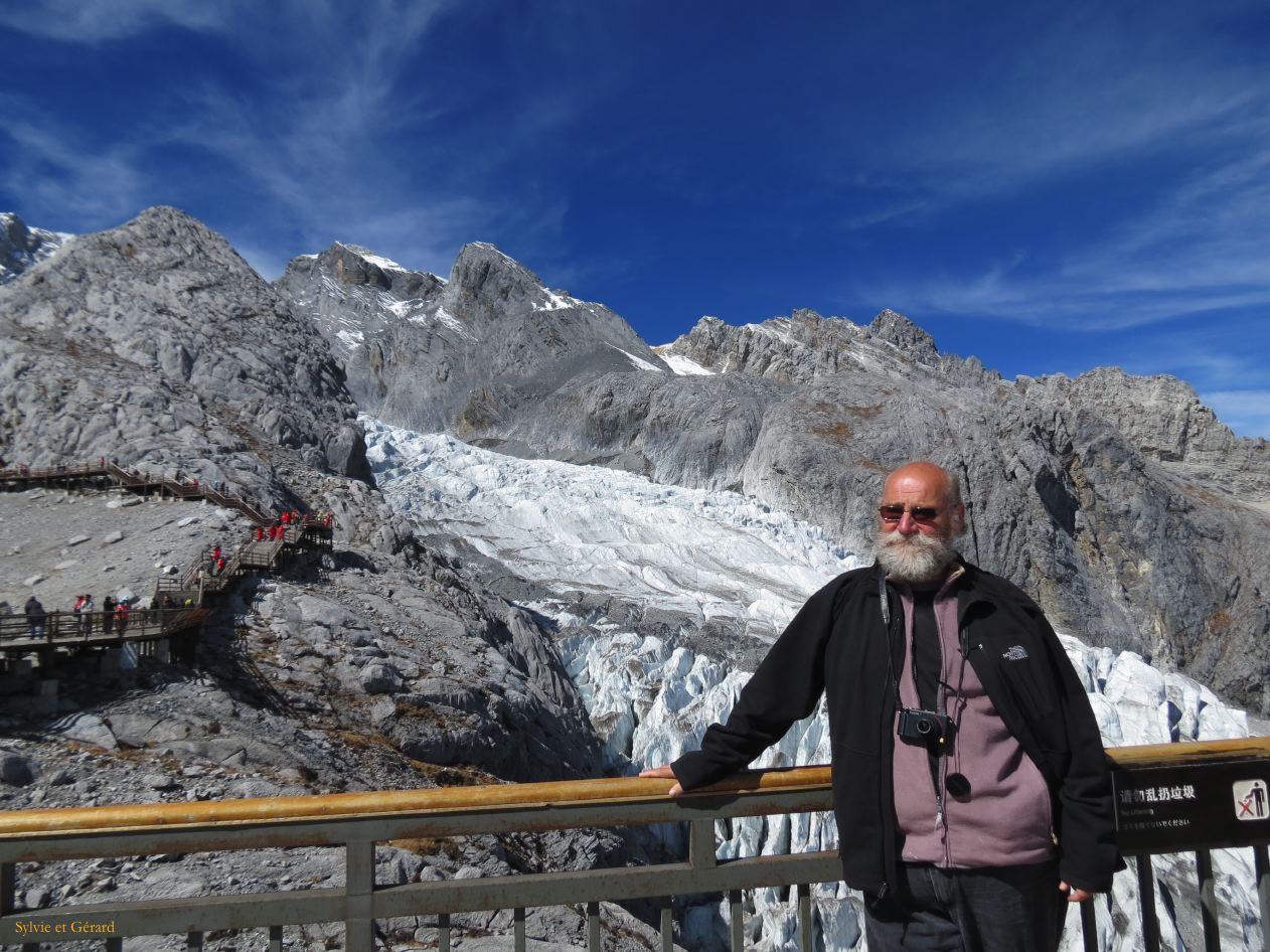 172 Lijiang Monts du Dragon de Jade le glacier