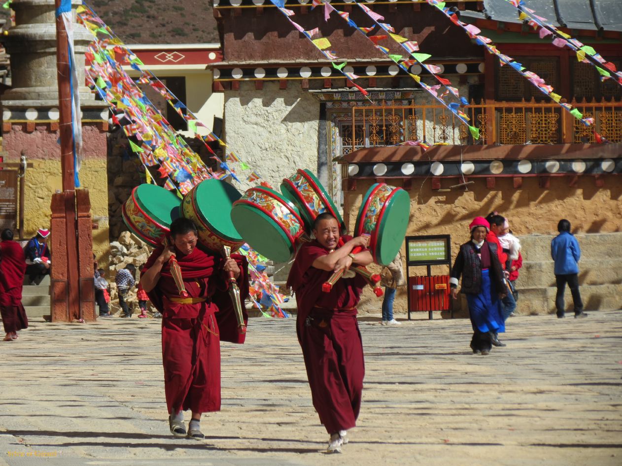 038 Shangri La le monastère Songzanlin environ 600 moines y habitent