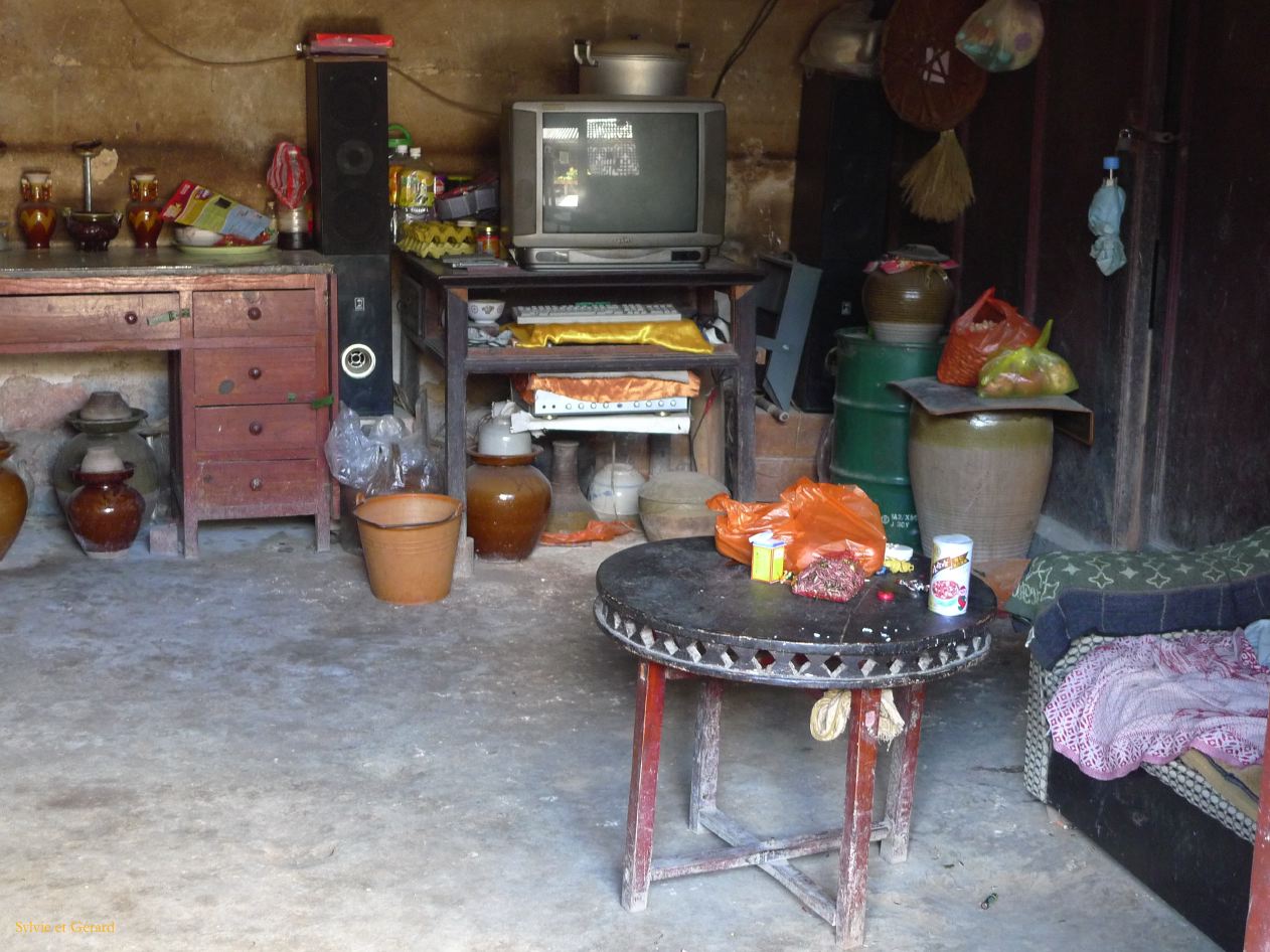 613 Jianshui la résidence de la Famille Zhang intérieur d'une pièce d'habitation