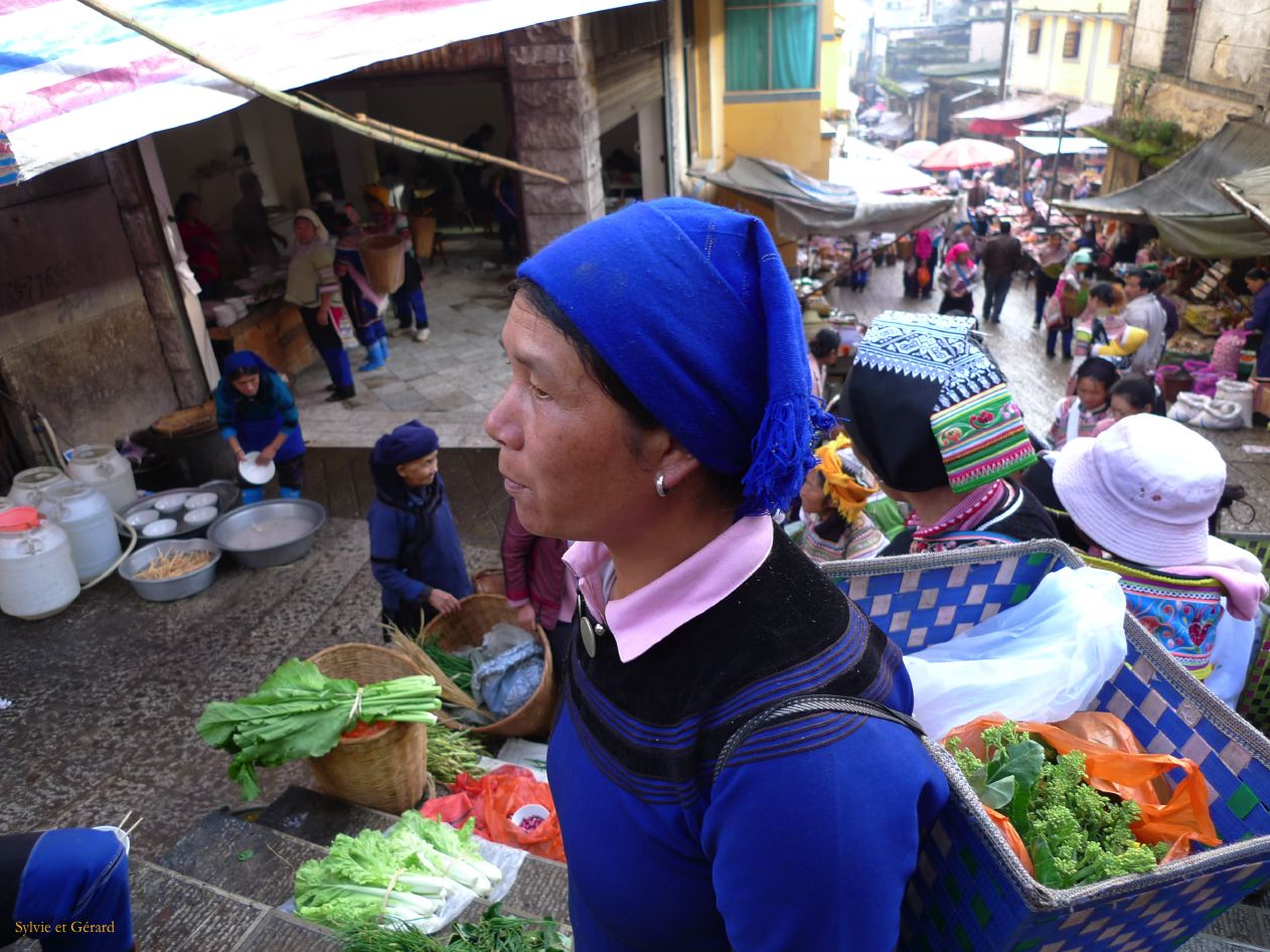 650 Yuanyang jour de marché en ville