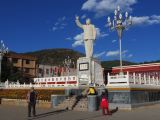 120 Lijiang la statue de Mao dans la nouvelle ville