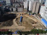358 Kunming vue de notre chambre sur un chantier ouvert 7j:7 jour et nuit