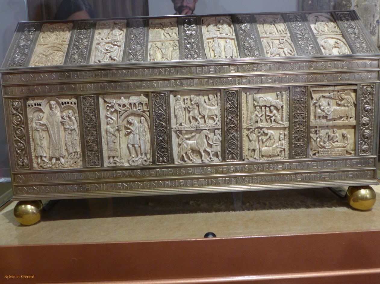 09 La Rioja  14 San Milan de la Cogolla Monastère de Yuso - intérieur P1390874