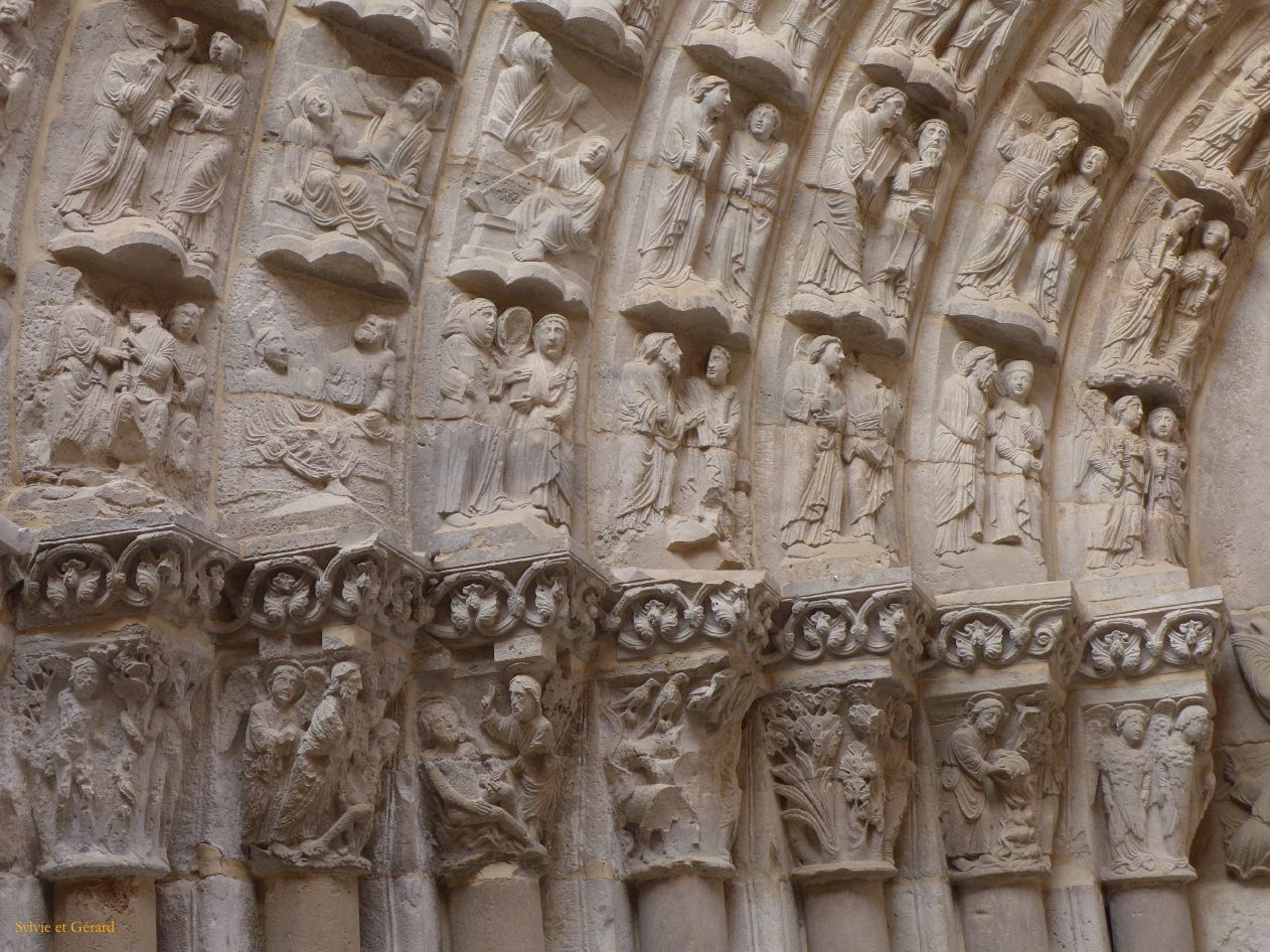 11 Navarre  03 Tudela la Cathédrale - extérieur la porte du Jugement P1420576