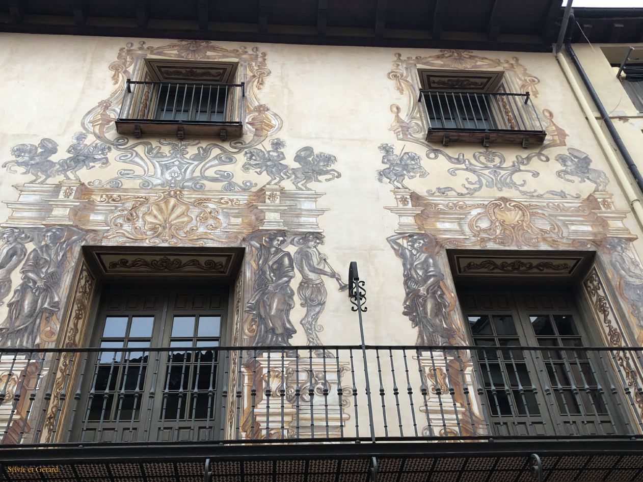 11 Navarre  13 Tudela Palacio des Marques de Huarte XVIIe  - bibliothèque municipale  IMG_0088