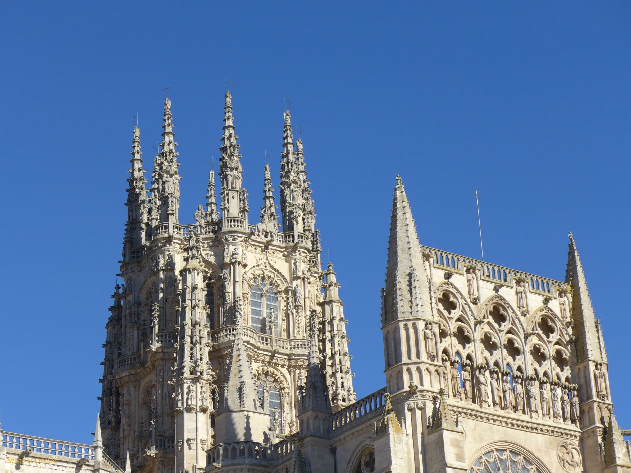01 Castille et Leon 02 Burgos Cathédrale Santa Maria l'extérieur P1390992