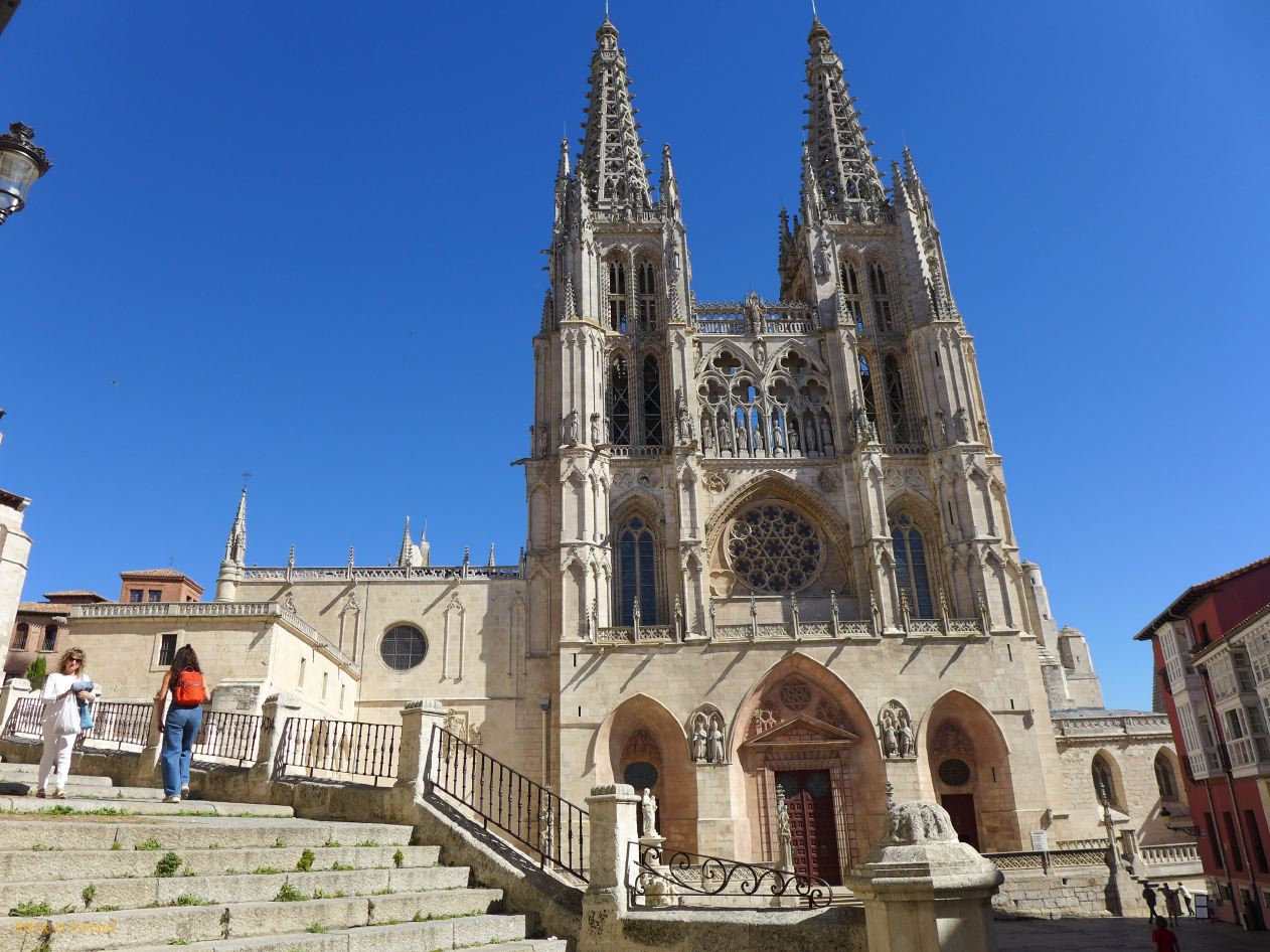 01 Castille et Leon 04 Burgos Cathédrale Santa Maria l'extérieur P1400027
