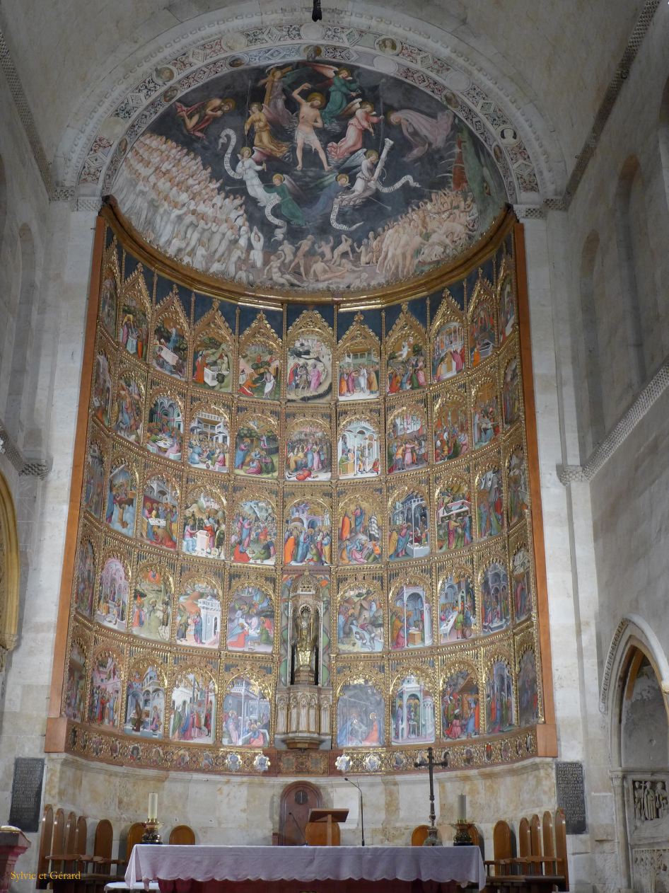 05 Castille et Leon 17 Salamanque Cathédrale Vieja  - intérieur P1400964