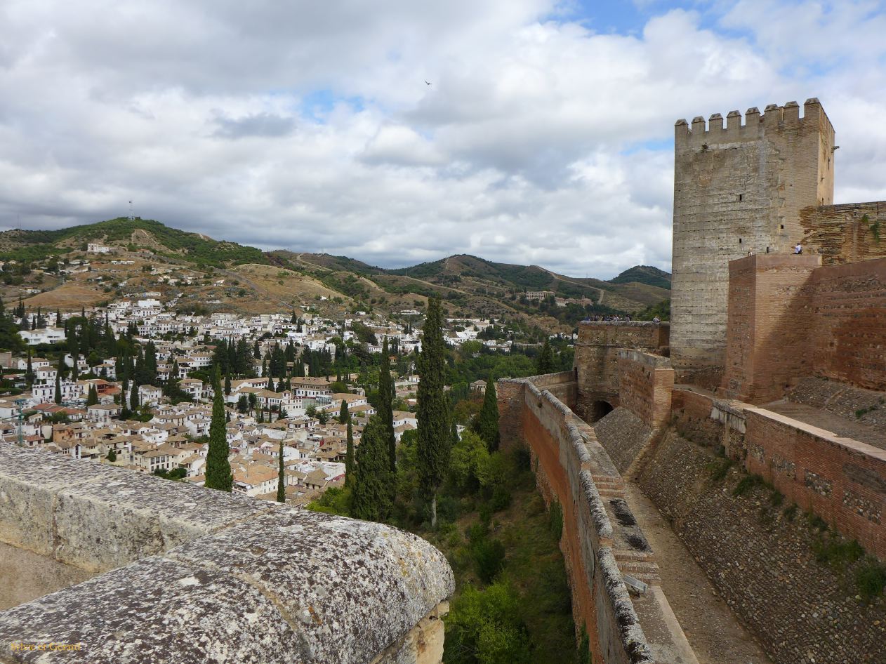 Grenade 32 Alhambra vues de l'Alcabaza 