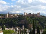 Grenade 9 Albacin le haut de la colline vues sur l'Alhambra 